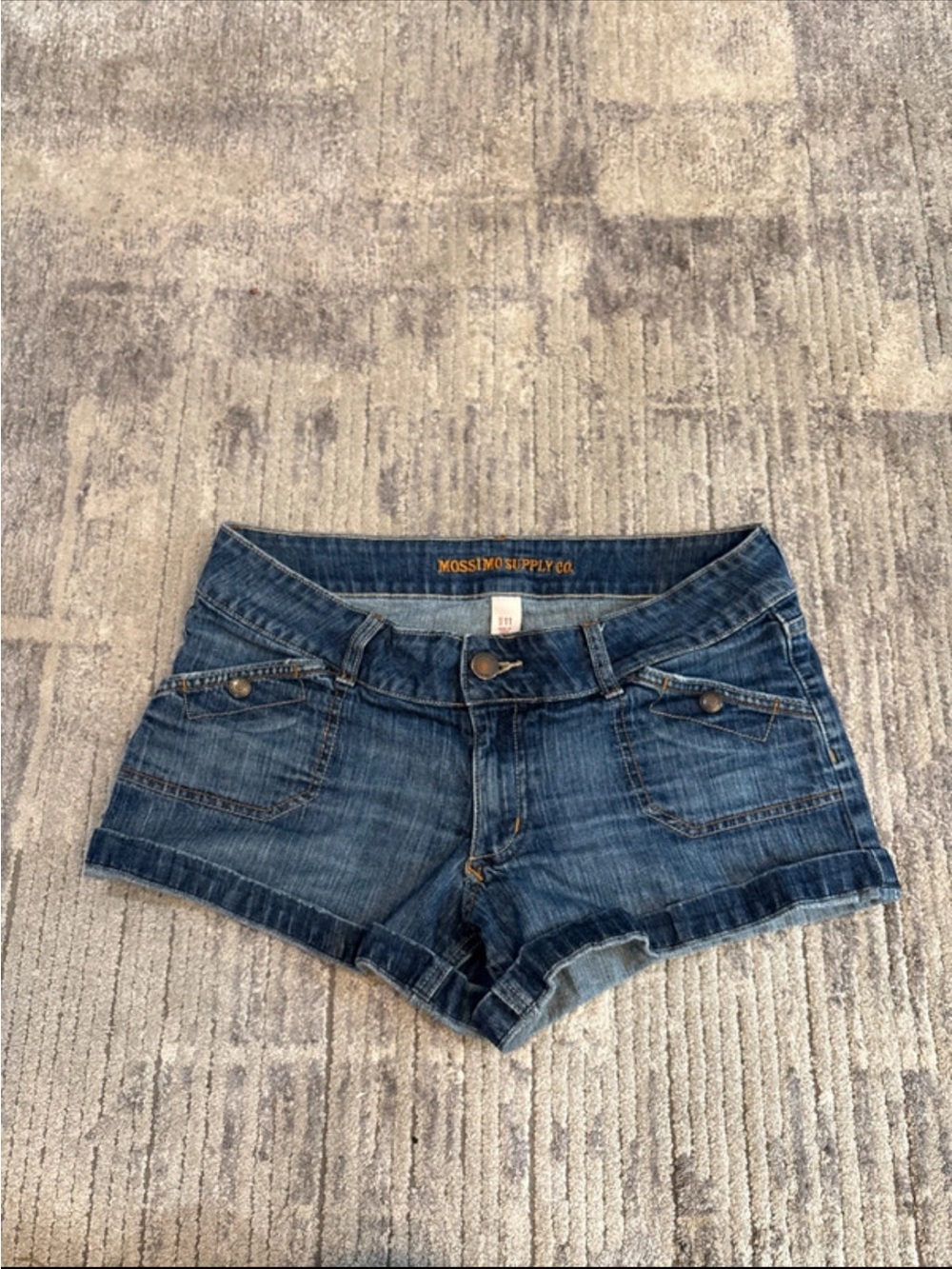 Mossimo Supply Co. Women's Dark Blue Denim Cutoff Shorts